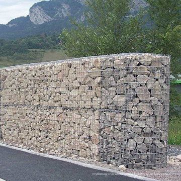 Chaud galvanisé plongé 2X1X1m Riverway Gabion Box / 2X1X0.5 PVC recouvert de boîte de Gabion